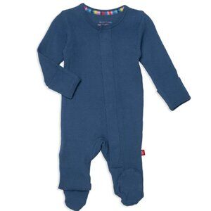 Magnetic Me dark blue waffle modal magnetic parent favorite footie